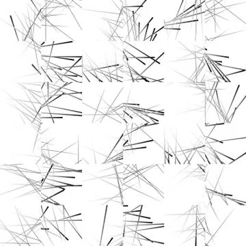 Abstract vector pattern with straight, random lines. Stock Illustration