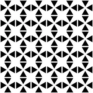 Abstract vector pattern with triangles. Repeatable swatch. Stock Illustration
