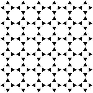 Abstract vector pattern with triangles. Repeatable swatch. Stock Illustration