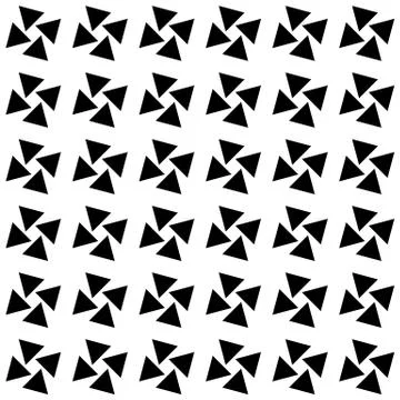 Abstract vector pattern with triangles. Repeatable swatch. Illustrazione stock
