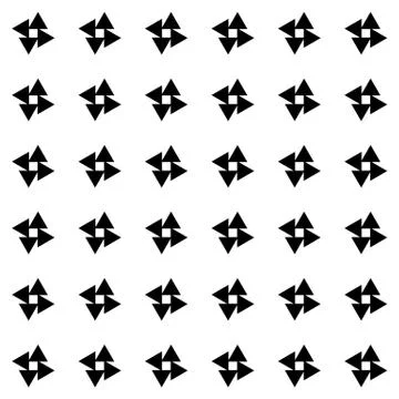 Abstract vector pattern with triangles. Repeatable swatch. イラスト素材