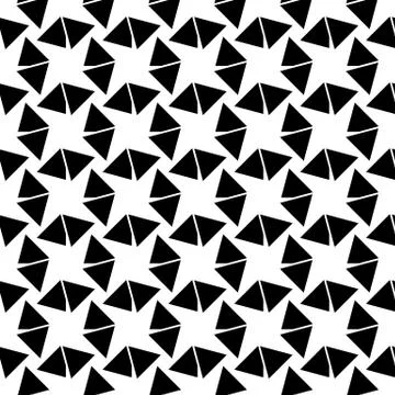 Abstract vector pattern with triangles. Repeatable swatch. Illustrazione stock