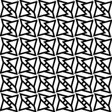 Abstract vector pattern with triangles. Repeatable swatch. Illustrazione stock