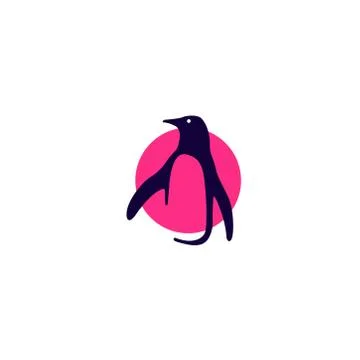 Abstract Vector Penguin Logo With Stock Illustration