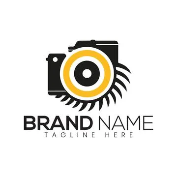 Abstract Vector Photography Camera Icon or Logo Design Template 스톡 일러스트