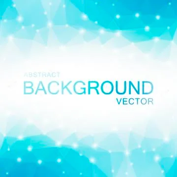 Abstract Vector Polygon Blue Background Ilustración de archivo