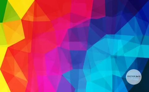 Abstract vector polygonal background. Illustrazione stock