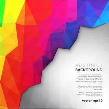 Abstract vector polygonal background. Illustrazione stock