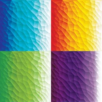 Abstract vector polygonal background for your work: document, presentation, w Stock Illustration