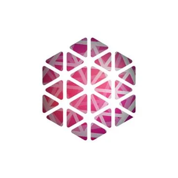 Abstract vector polygonal shape. Abstract Modern Geometrical Design Template. Stockillustratie