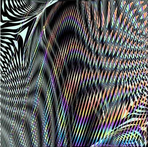 Abstract vector poster concept of the metaverse of the future. Stock Illustration