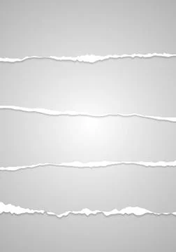 Abstract vector ragged edge paper Stock Illustration
