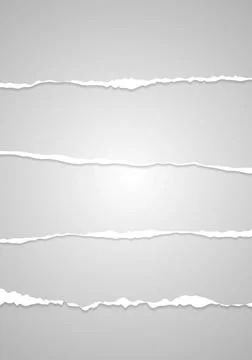 Abstract vector ragged edge paper Abstract grey ragged edge paper. Vector ... Foto stock