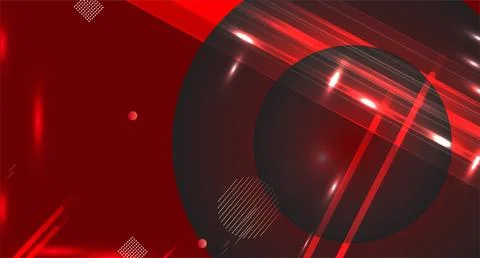 Abstract vector  red background with geometric shapes element. Can be use f.. Foto stock