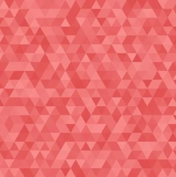 Abstract vector red triangle background. Geometric white texture pattern Stock Illustration