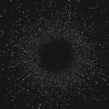 Abstract vector round point mesh background. Point array. Futuristic style ca Stock Illustration