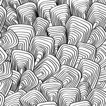 Abstract, vector, seamless, background of lines and rectangles Stock Illustration