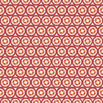 Abstract vector seamless circle and line pattern 스톡 일러스트