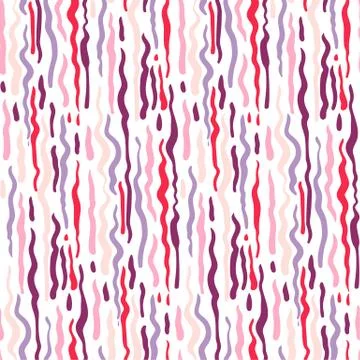 Abstract vector seamless pattern with blob splatter brushes. Stock Illustration