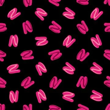 Abstract vector seamless pattern. Childish style minimalistic design with geo Stock Illustration