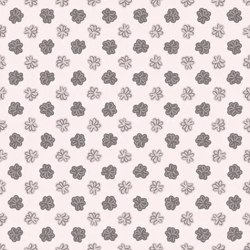 Abstract vector seamless pattern. Childish style minimalistic design with geo Stock Illustration