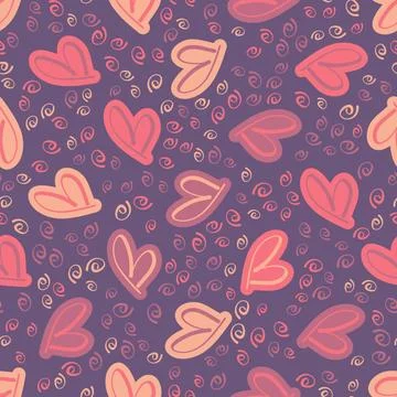 Abstract vector seamless pattern. Childish style minimalistic design with geo Stock Illustration