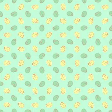 Abstract vector seamless pattern. Childish style minimalistic design with geo Stock Illustration