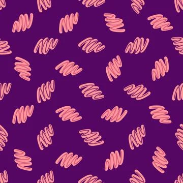 Abstract vector seamless pattern. Childish style minimalistic design with geo Stock-Illustration
