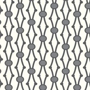 Abstract vector seamless pattern geometric monochrome background Stock-Illustration