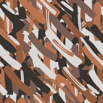 Abstract vector seamless pattern for girls, boys, clothes. Creative backgroun Illustrazione stock
