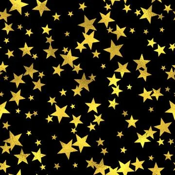 Abstract vector seamless pattern with gold circles Illustrazione stock