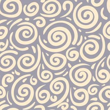 Abstract vector seamless pattern with grunge brushes. Stock Illustration