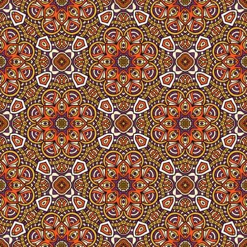 Abstract vector seamless pattern Stock Illustration