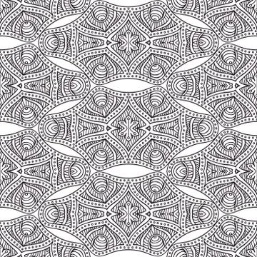 Abstract vector seamless pattern Stock Illustration