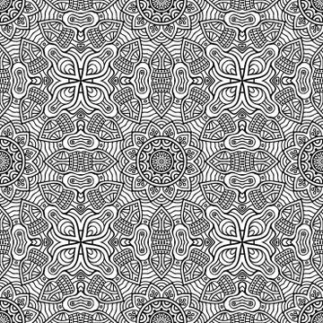 Abstract vector seamless pattern Stock Illustration
