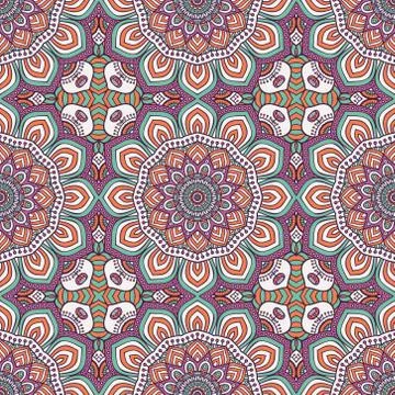 Abstract vector seamless pattern Stock Illustration