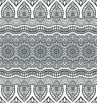 Abstract vector seamless pattern Stock Illustration