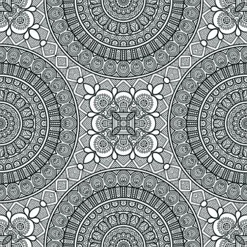 Abstract vector seamless pattern Stock Illustration