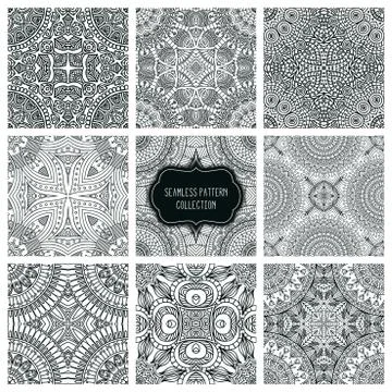 Abstract vector seamless pattern Stock Illustration