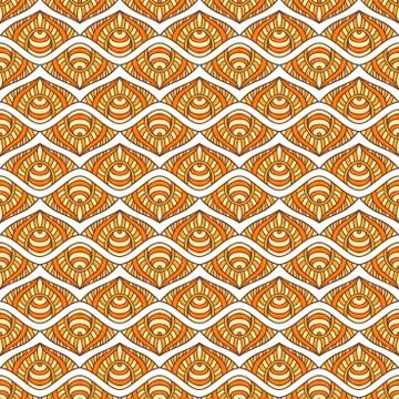 Abstract vector seamless pattern Stock Illustration