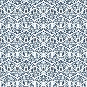 Abstract vector seamless pattern Stock Illustration