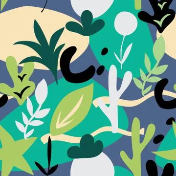 Abstract  vector seamless pattern Stock Illustration