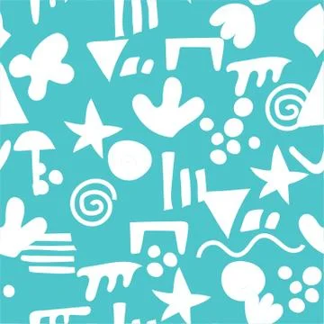 Abstract  vector seamless pattern Stock Illustration