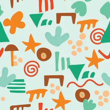 Abstract  vector seamless pattern Stock Illustration