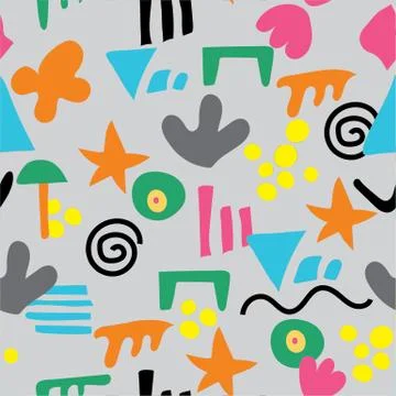 Abstract  vector seamless pattern Stock Illustration