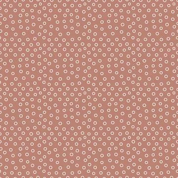 Abstract vector seamless pattern with random rings. Design for fabric, wallpaper Illustrazione stock