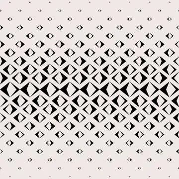 Abstract vector Seamless pyramid rectangle black pattern イラスト素材