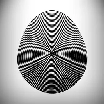 Abstract vector shape Stock Illustration