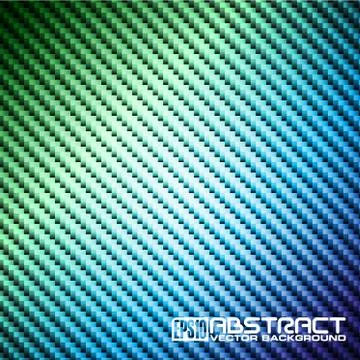 Abstract vector shiny background with carbon pattern. EPS 10 illustration. Stock Illustration