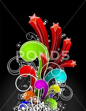 Abstract vector shiny background. Ilustração Stock